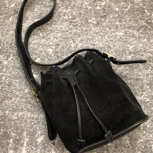 Black Coach bucket bag